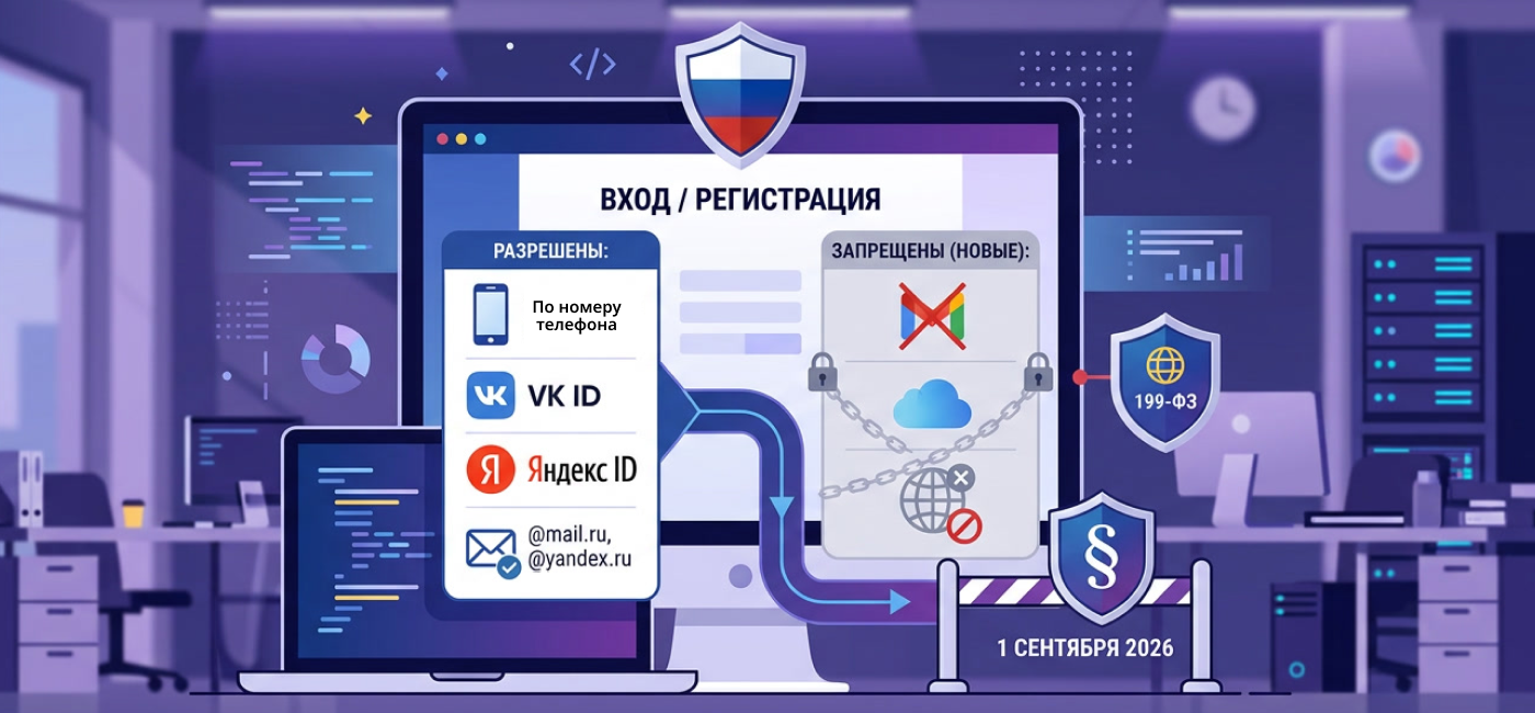 Изменения в авторизации на сайте